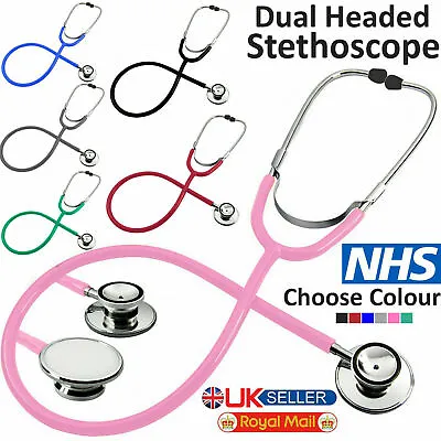 £4.98 • Buy Pro Dual Head Stethoscope Medical EMT For Doctor Nurse Vet Student Health Care