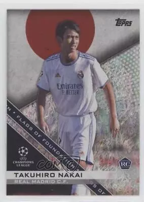 2021-22 UCL Collection Jade Edition Flags Of Foundation Takuhiro Nakai Rookie RC • $14.05