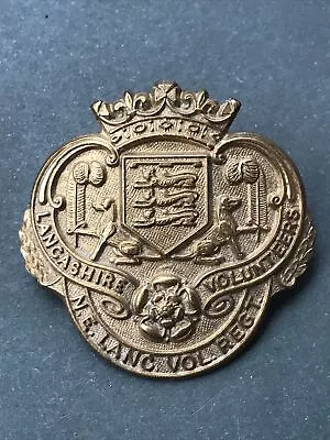 Lancashire Volunteers - North East Lancashire Volunteer Regiment - Cap Badge • £22