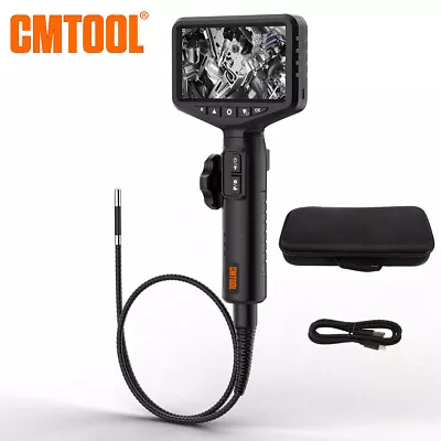 5 Inch Borescope Inspection Camera Articulating Endoscope  Two-Way Steering Lens • $153.99