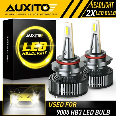 2X AUXITO 9005 HB3 LED Headlight Bulb HIGH BEAM Super Bright 16000LM CANBUS EOA • $42.99