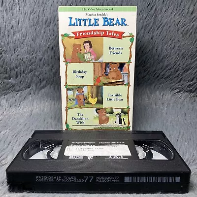 Little Bear - Friendship Tales VHS 2002 Maurice Sendak's Classic Kids Cartoon • $9.99