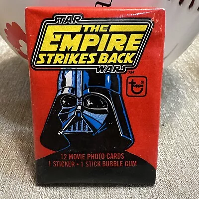 1980 Topps Star Wars THE EMPIRE STRIKES BACK Sealed Wax Pack Series 1 Red • $9.99