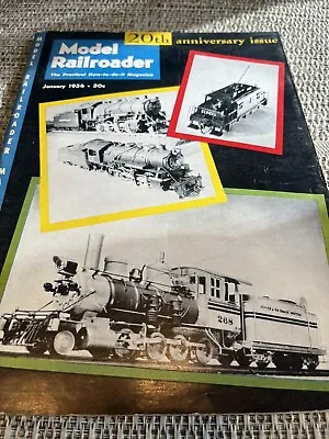 Model Railroader Magazine January 1954 - 20th Anniversary Issue • $8.99