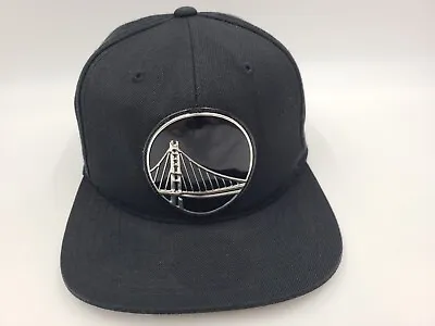 Golden State Warriors Mitchell & Ness Snapback Hat Cap Men NBA Basketball Black • $11.99