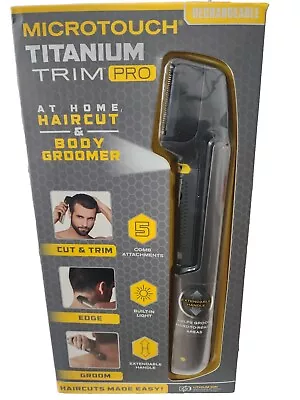 MICROTOUCH Titanium Trim At Home Hair And Body Groomer And Haircut NEW • $14.99