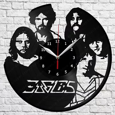 THe Eagles Vinyl Record Wall Clock Home Fan Art Decor 12'' 30 Cm 5902 • $14.99