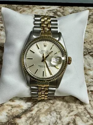 Rolex Datejust 16013 18K Yellow Gold / Steel Jubilee Bracelet Watch (PD3037595) • $3999.99