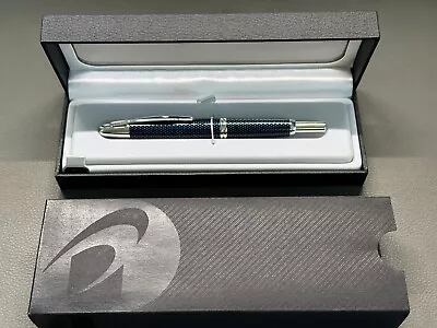 Pilot Vanishing Point Fountain Pen - Blue Carbonesque (F) Nib Recently Tuned • $100