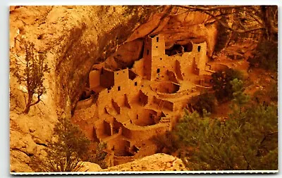 Cliff Palace Perforated Postcard Mesa Verde National Park Colorado CO UNP • $5