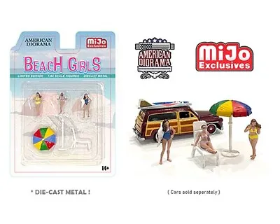 American Diorama 1:64 Mijo Exclusive Figure Beach Girls Set Limited Edition • $15.74