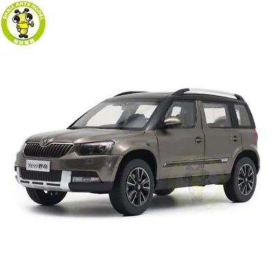 1/18 VW SKODA YETI Spare Tire Version Brown Diecast Model Car Gifts For Friends • £47.88
