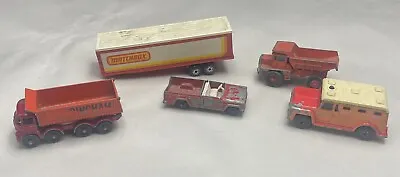 Lot Of 5 Vintage Lesney  Matchbox Pieces For Parts Or Repair • $14.87