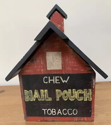 Chew Mail Pouch Tobacco House Opens Up To Storage - Americana Collectible • $43