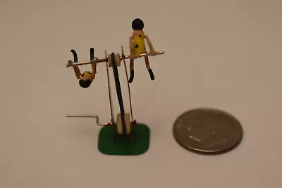 Dollhouse Miniatures- St Leger- Acrobats-vintage-jointed Toy-works-handmade-mint • $120