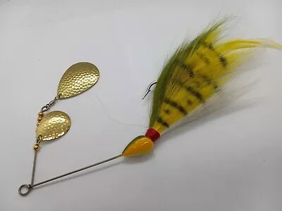 7  CJ's Large Perch Tandem Blade Spinnerbait Discontinued Rare Musky Lure • $29.99