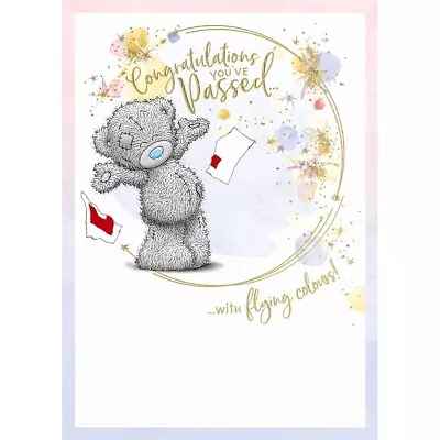 Me To You Tatty Teddy 5x7  Congratulations Passing Driving Test Greetings Card • £1.80