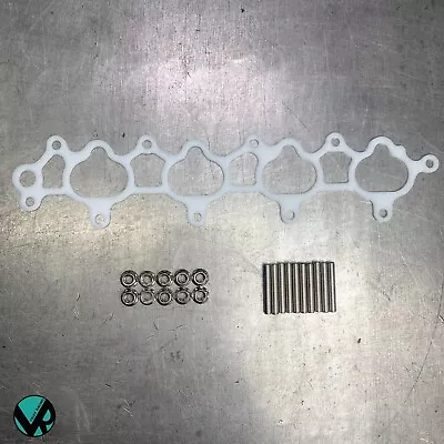 Thermal Intake Gasket W/extended Studs For 92-01 Honda Prelude H22 DOHC VTEC • $39.95