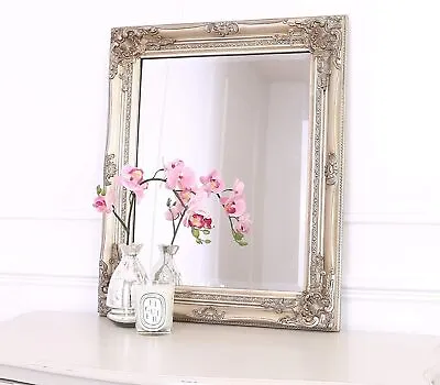 Rhone Wall Mirror Chic French Baroque 50x60cm - Antique Champagne BRAND NEW • £17.99