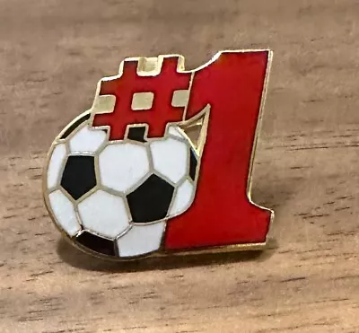 Vintage #1 Soccer Ball Pin • $5