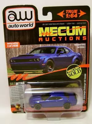 2018 '18 Dodge Challenger Srt Demon Mecum Auctions Auto World 2024 • $9.95