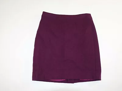 J. Crew Women's The Pencil Skirt Straight Pencil Skirt Size 0 Petite Wine Red 0P • $9.99
