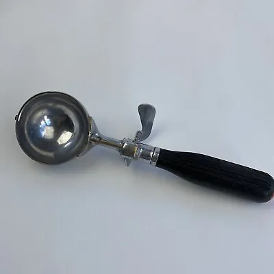 Vintage Hamilton Beach Ice Cream Scoop Black Handle Kitchen Collectible 50-A • $21.62