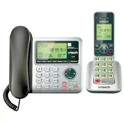 VTECH CS6649 DECT 6.0 1-Handset Corded/Cordless Caller ID W/Answering System • $34.95