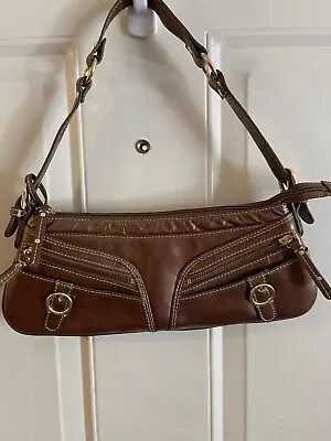 Maxx New York Small Copper Color Leather Shoulder Bag • $25