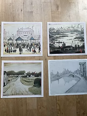 4 X L.S. Lowry Landscape Art Prints / Posters - New 1990s • $14.93