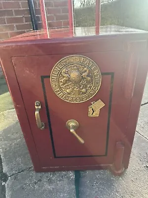 Red Milners Antique Safe Fire Resisting Collection Clifton • £450