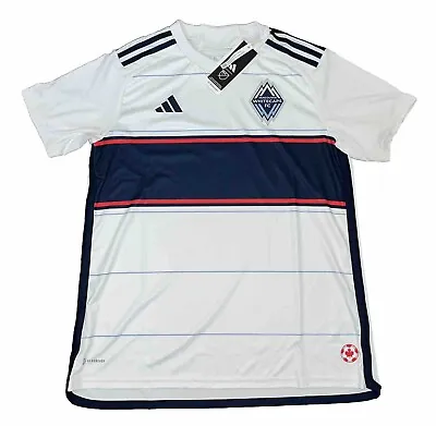 Adidas MLS Vancouver Whitecaps Jersey Womens Size XL White 2023/24 Home Kit • $45.99