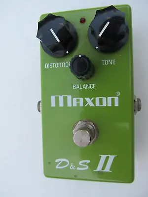 Maxon D&S II Distortion & Sustainer Distortion Guitar Effect Pedal • $84