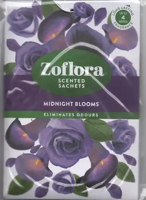 Zoflora - Air Freshener - 2 Pack Scented Sachets - Midnight Blooms. • £3.29