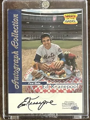 1999 Fleer Sports Illustrated Greats Of The Game Ed Kranepool Autograph • $6.95