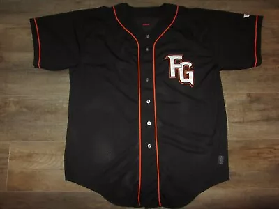 Fresno Grizzlies Wilson Minor League Baseball Jersey XL Vintage Sewn Team Black • $89.98