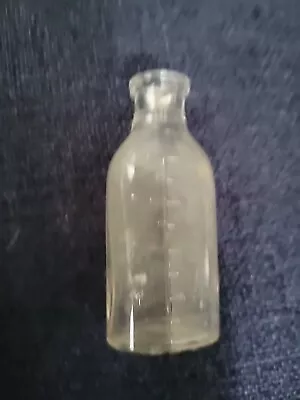 Vintage Miniature Baby Doll Bottle 4  Glass Bottle  • $7