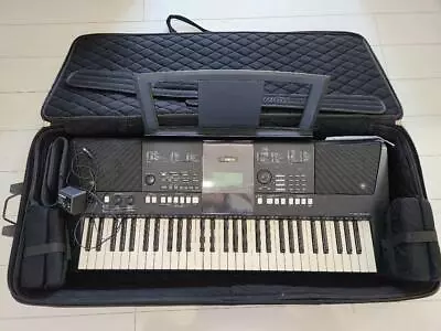 Yamaha PSR-E423 61-Key Portable Keyboard W/Stand AC Adapter Caster Case • £523.76