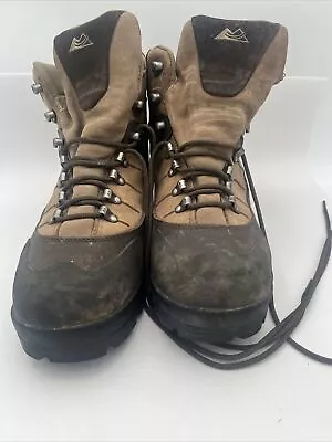 Used Montrail Torre GTX GoreTex Mens Hiking Boots 10 Wide Brown  Leather-Dusty • $44