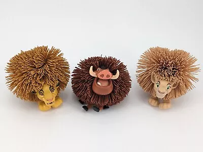 Vintage Disney The Lion King Koosh Ball Lot Of 3: Young Simba Pumbaa & Nala • $15