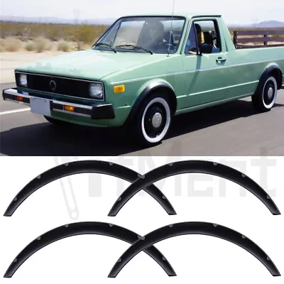 For VW Rabbit Pickup Truck 4.5  Car Fender Flares Wheel Arch Wide Body Kit 4Pcs • $69.35