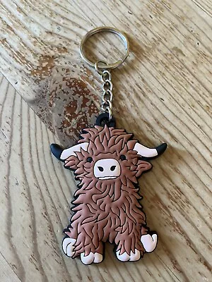 Highland Cow Keyring • £4.25