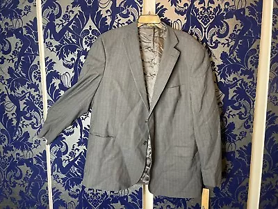 Brooks Brothers 100% Wool Sport Coat 50L Navy Gold 2 Gold Button Blazer (WTF89) • $7.77