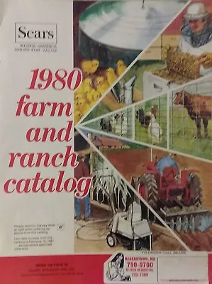 Sears 1980 Suburban Garden Tractor Farm Catalog COLOR Poultry 3-Point Implements • $63.99