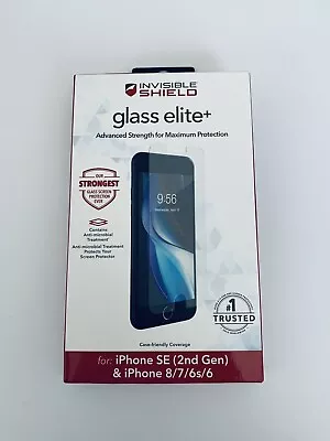 ZAGG Invisible Shield Elite+ Glass Screen Protector For IPhone SE 3rd/2nd Gen 8 • $15.99