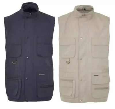 Champion Windermere Waistcoat Gilet Men's Bodywarmer Pockets Fishing Country • £18.95