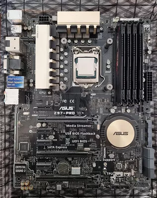 Asus Z97-Pro Motherboard With A Intel I7 4790k CPU And 16GB RAM • £100