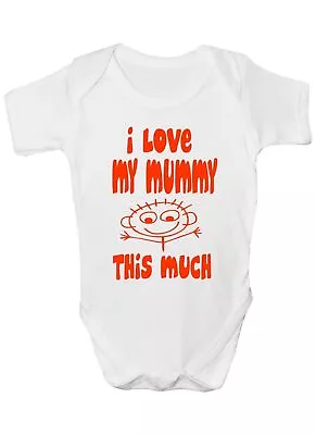 I Love My Mummy This Much Babygrow Vest Baby Clothing Funny Gift  • £7.50