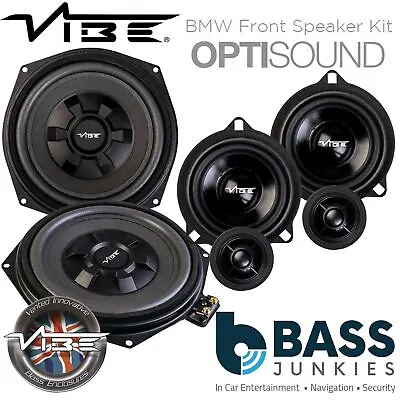 Vibe BMW 5 Series F10/F11 8  Underseat Car Subs & Front Door Speaker Upgrade Kit • £349.95