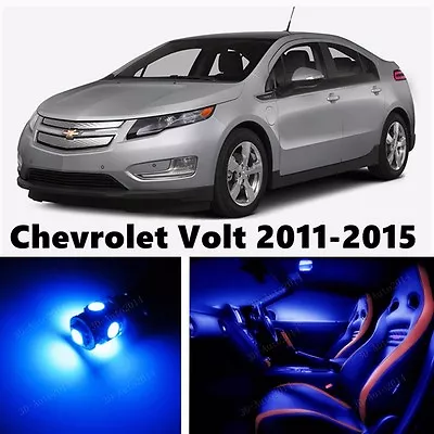 10pcs LED Blue Light Interior Package Kit For Chevrolet Volt 2011-2016 • $19.99